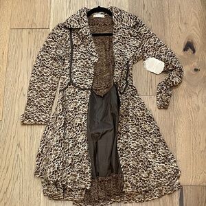 Altar'd State Brown Lace Top